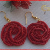 Pendientes Rosas.