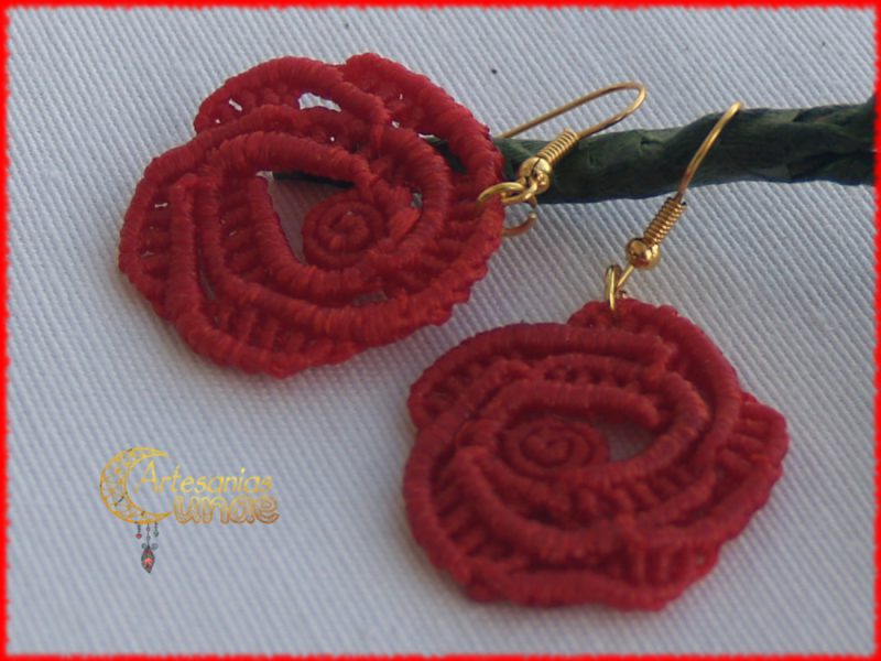 Pendientes Rosas.