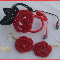 Pendientes Rosas.