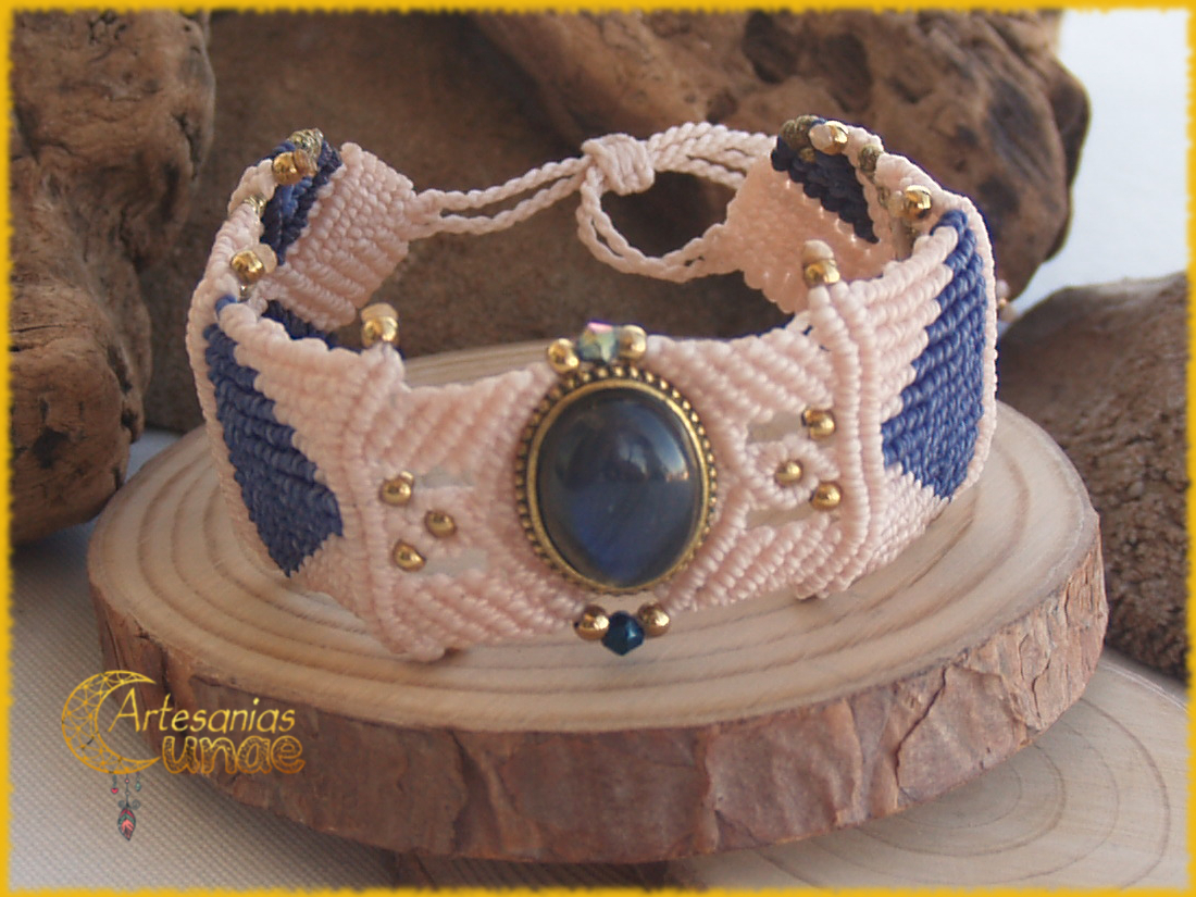 Brazalete "Labradorita".