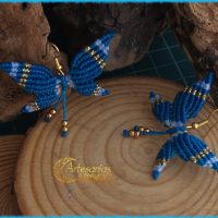 Pendientes "Mariposas" Azules.