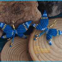 Pendientes "Mariposas" Azules.
