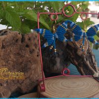 Pendientes "Mariposas" Azules.
