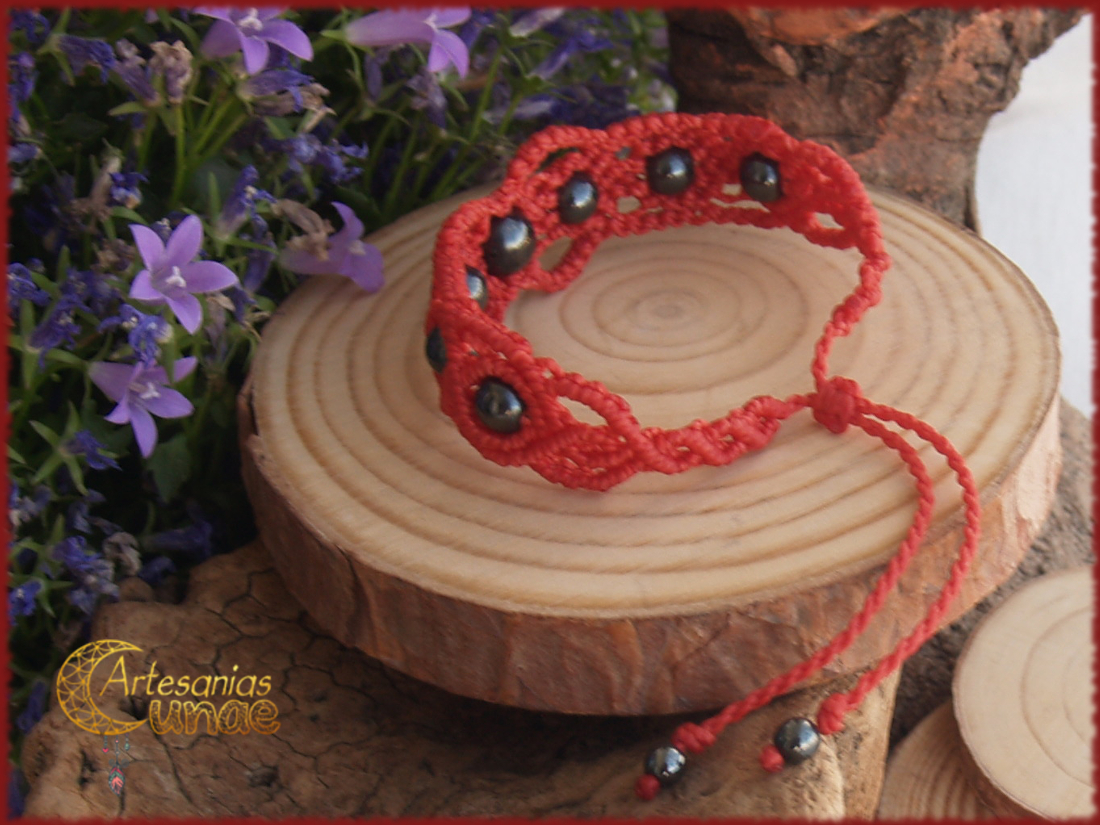 Pulsera de "Hematites".