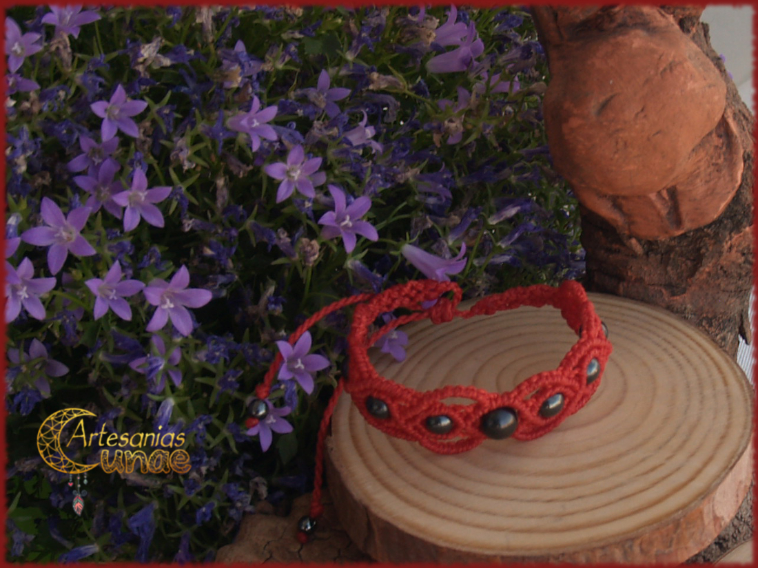 Pulsera de "Hematites".