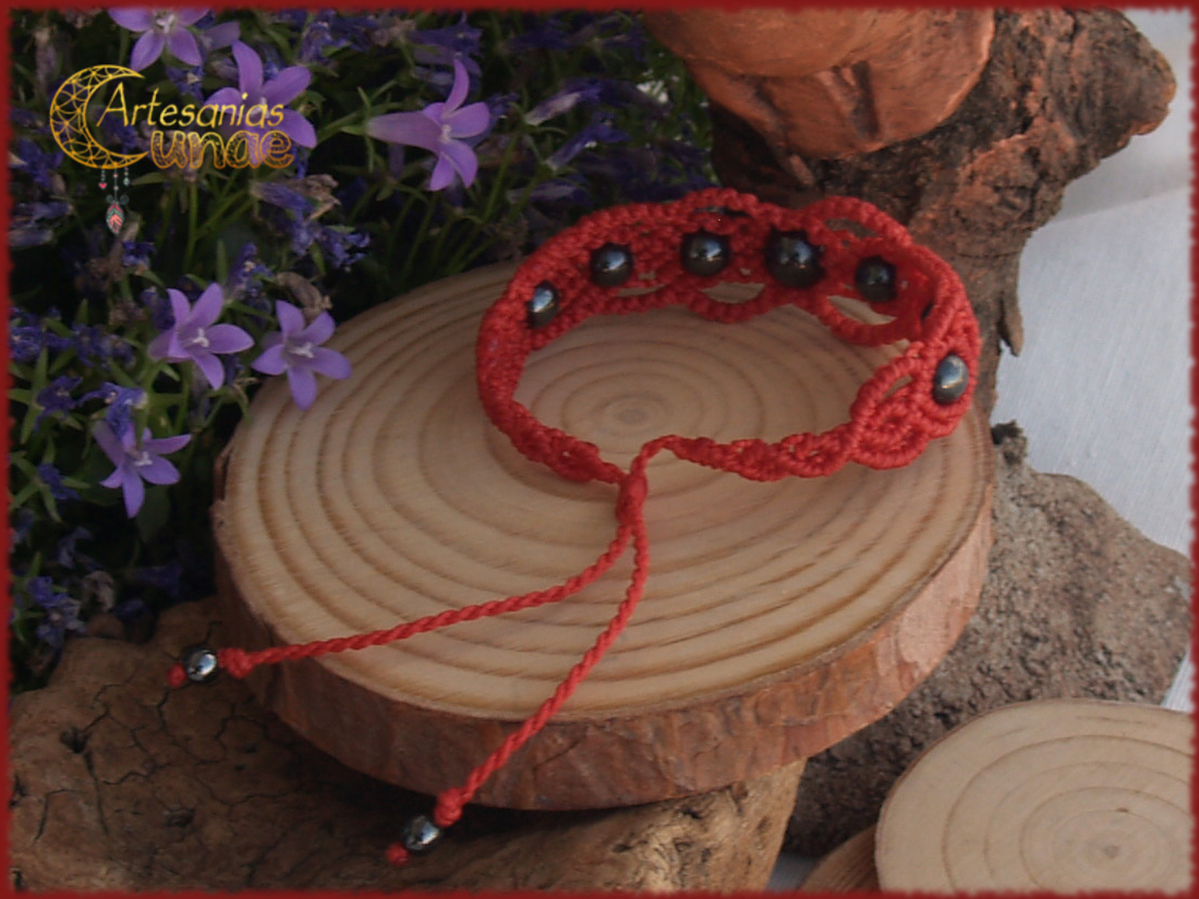 Pulsera de "Hematites".
