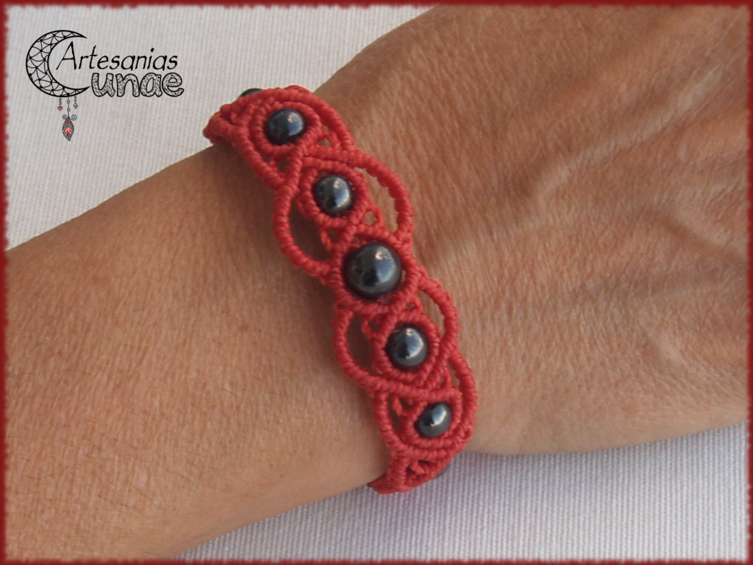 Pulsera de "Hematites".